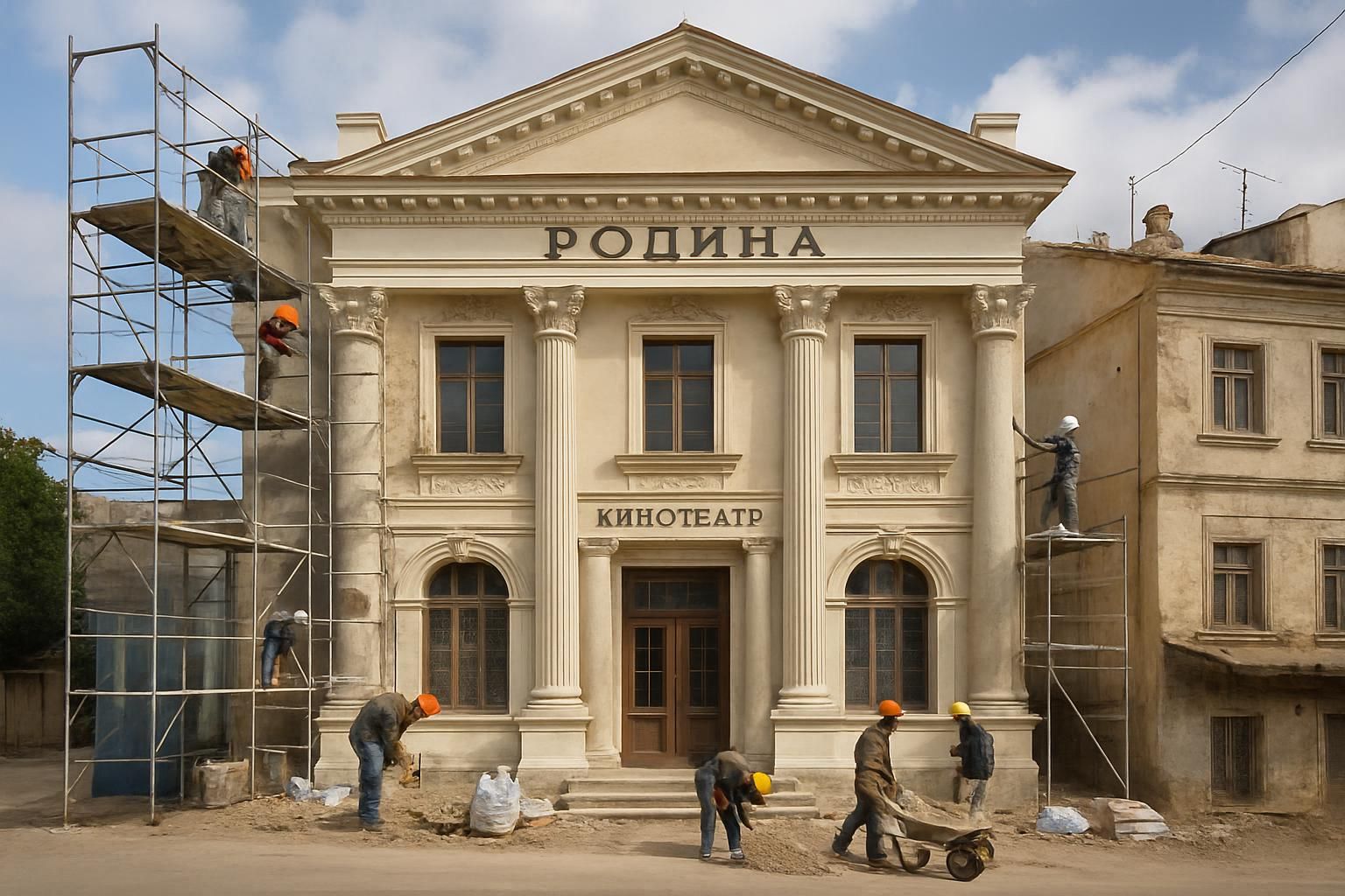 в балаклаве началась реставрация самого старого кинотеатра крыма, восстанавливающего историческое наследие и культурное богатство региона.