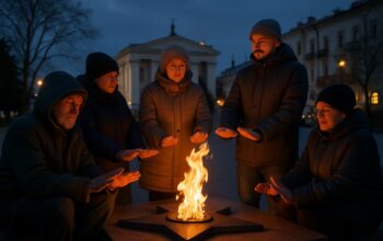 узнайте, как вечный огонь в севастополе превратился из мемориала в неожиданную «обогревательную батарею» для взрослых, объединяя память и тепло.